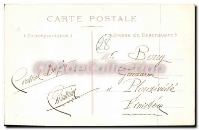 Chartres — Statua Noëla Ballaya — KD — Rewers