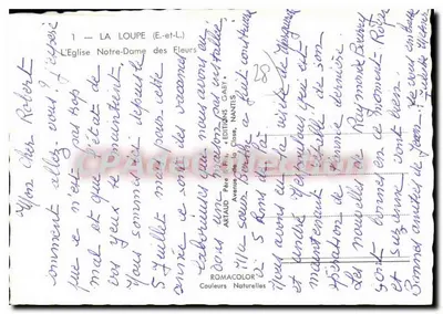 Kościół Najświętszej Panny Maryi z Kwiatami — La Loupe (E-et-L) — Éditions Gaby — Rewers