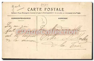 Saint-Ambroix — Most — Wydawca: Wdowa Ration, Plaisance, Miasta Francji — Rewers