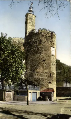 Anduze (Gard) — Torre da Hora (século XIV) — Edições dos Irmãos Lumière