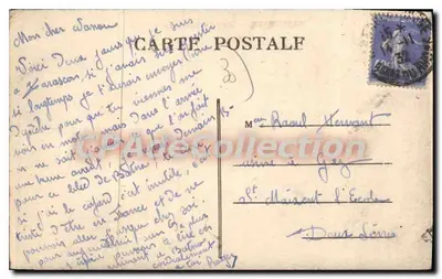 Beauchâtre — Vue panoramique — Carte postale ancienne — Verso