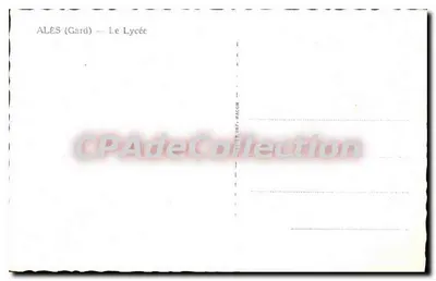 Alès (Gard) — Liceum J.-B. Dumas — Wydawca Cim — Rewers