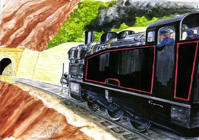 Trem a vapor das Cévennas — Ferrovia Turística — Éditions Méridionales