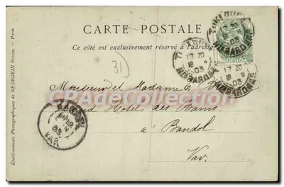 Toulouse — La Rue Alsace-Lorraine — Bernardine, Collezioni ND Phot — Verso