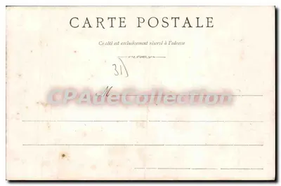 Toulouse, o Capitole — vista do edifício e da praça — editor Ménier, n° 31 — Verso