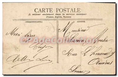 Festa das Flores de Luchon — 1903 — M.J.S. — Verso