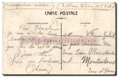 Toulouse — Place Esquirol — Uitgave Jeanne d'Arc — Achterkant