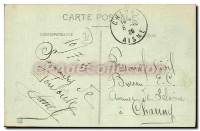 Toulouse - Avenida Lafayette e Teatro das Variedades (atualmente Avenida Jean Jaurès) — Fototipo Labouché Frères, Toulouse, n°123 — Verso