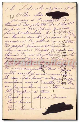 Os Pirineus (série) — Luchon — Casa Fadedine e Hotel Canton — Verso
