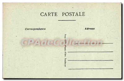 Toulouse — Liceum — Szczegół korytarza honorowego — Fotografia Merlin — Rewers