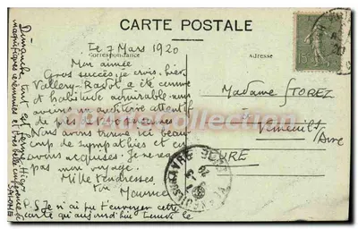Toulouse — Portal do Hotel de Felzins, rua da Dalbade — Edição Clemence-Isaure, n° 136 — Verso