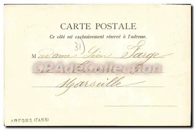St. Ferréol (Hte. Garonne) — Casa do Guarda — L. Cau, Editor Sorèze (Tarn) — Verso