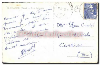 Plaisance (Gers) — Les Arceaux — Cim — Verso