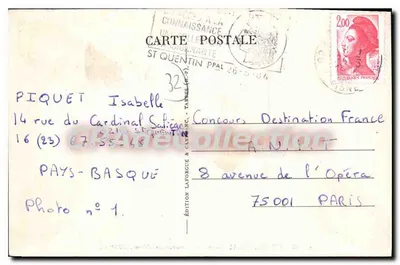 Vic-fezensac (Gers) — Castelo de Gimat (século XVI) — Verso