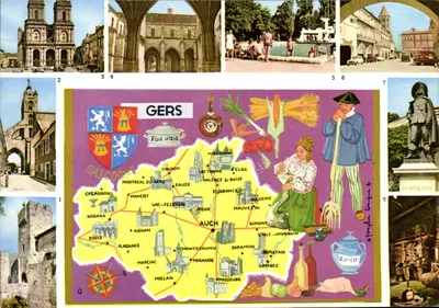 Gers — Através do Gers — Éditions Modernes Théojac