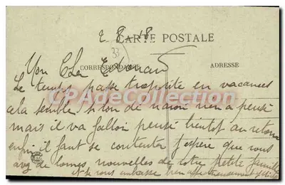 Arcachon (Côte-d'Argent) — O Boulevard-Promenade em direção ao Grand Hôtel — BR - 3306 — Verso