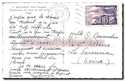 Arcachon - Côte d'Argent — Promenada nad morzem i plaża — Cap — Rewers