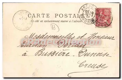 Arcachon — Ogólny widok — kolekcja Faure, nr 25 — Rewers