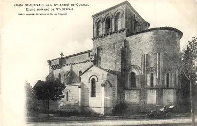 Igreja romana de São Gervásio — perto de São André de Cubzac — Henry Guillier, 31, 42 bis e 14, rua Foulhouve