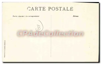 Bordeaux — A Fonte Fondaudège e o Arcebispo — C. B. — Verso
