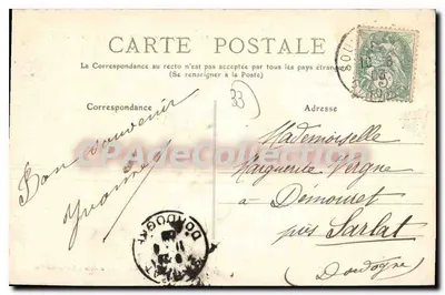 Soulac-sur-Mer — Praia com maré baixa — Goullée, editor em Soulac-sur-Mer — Verso