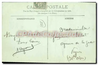 Bordeaux — Szkoła Medycyny Morskiej — LL. n°104 — Rewers