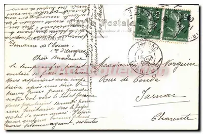 Libourne — Plac Decazes — Wydanie specjalne Aux Dames de France — Rewers