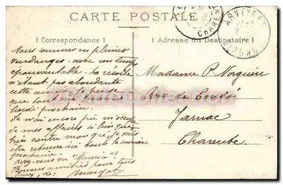 Libourne (Gironde) — Wieża Wielkiego Portu (zabytek XIV wieku) — Édit. J. P. M. — Rewers