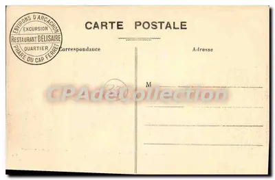 Cap Ferret — Wiosenny zachód słońca nad Atlantykiem — (9612) CAPFERRET, przez Arcachon — Rewers
