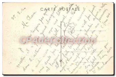 COUTRAS (Gironde) — Brzegi rzeki Dronne — Combier Imp. Macon n°13 — Rewers