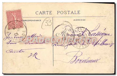 Bègles - Castelo Tartifume — L. Bosq, Bx. — n°33 — Verso