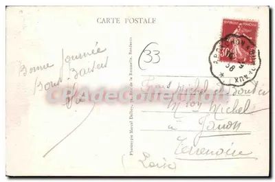 Bassin d'Arcachon (Gironde) — Raccoglimento delle ostriche per la selezione — M. D. — Verso
