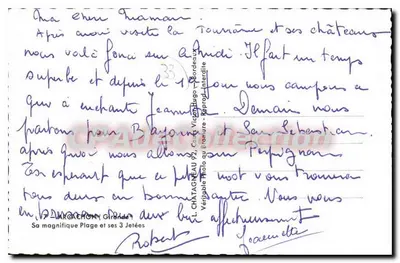 Arcachon — Pérola do lago — Editor L. Chatagnéau, n°7 — Verso