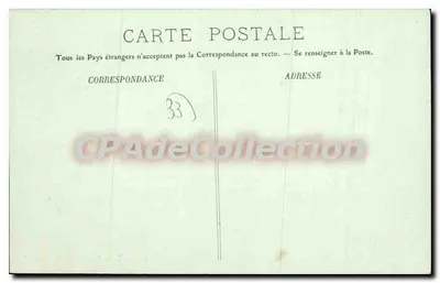 Bordeaux — L'Hôtel-de-Ville — LL. n°46 — Verso