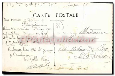 Bordeaux — Le Halt e a Estação do Meio-Dia — editor desconhecido, n° 49 — Verso