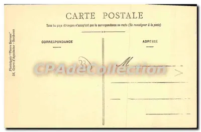 Castillon-sur-Dordogne — La Porte de Fer — M. Marroux, tabacs - Edit. — Achterkant