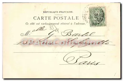 Bordeaux — Brama Salinières — K. F., wydawcy, Paryż — Rewers