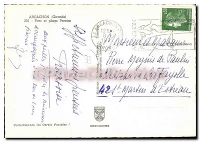 Arcachon — Park i plaża Pereire — Éditions Modernes — Rewers
