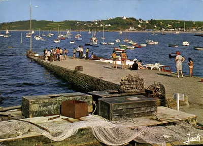 O porto de Locquemeau — Bretanha — Edições de Arte 'Jack' n°127