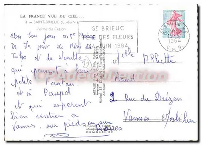 Saint-Brieuc — Punta de Cesson — Ediciones Gaby — Reverso