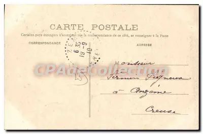 Kaplica klasztoru — La Souterraine — Stara pocztówka de Collection — Rewers