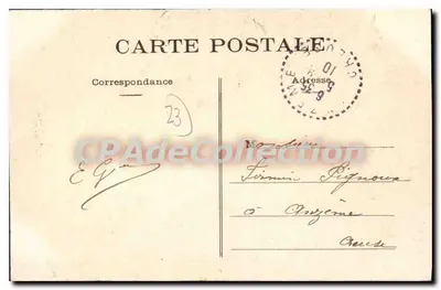 La Souterraine (Creuse) — Torre de Bridiers — Editor desconhecido, n° 18 — Verso