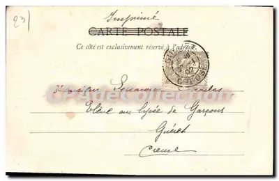 Guéret - La Providence — wydawca A. de Nussac, Guéret, n°51 — Rewers