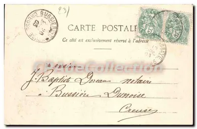 Viaduto da Tardes, perto de Chambon-sur-Voueize (Creuse) — editor A. de Nussac, n°75 — Verso