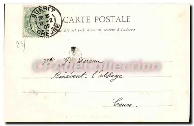 Ruiny na Sédelle w Crozant (Creuse) — A. de Nussac, wyd., Guéret — nr 79 — Rewers