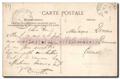 Busseau-d'Ahun (Creuse) — La Vallée — HM, n° 161 — Rewers