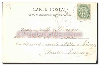 Abside da igreja de Bénévent-l'Abbaye (Creuse) — A. de Nussac, editor, Gudret — Verso