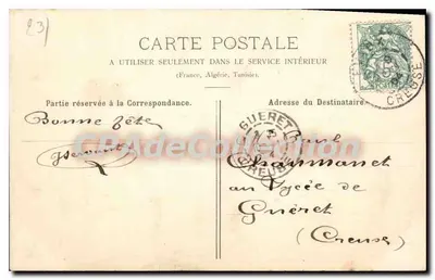 As Pedras Jo Mathr (Creuse) — A Bascule — Pinthon, fot., Eaux-les-Bains — Verso