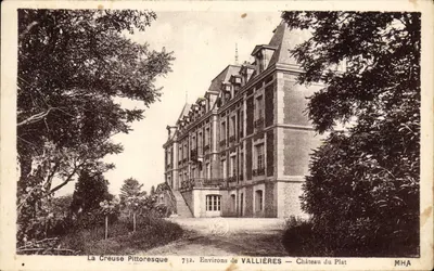 Vallières — Castelo do Plat — La Creuse Pittoresque