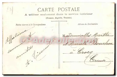 Widok Anzême, blisko Guéret — A. de Nussac, wyd., Guéret — n° 26 — Rewers